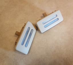 BMW BMW OEM E90 E70 F25 SUN VISOR INTERIOR LIGHT 63316962014 - BIEGE SET X2 PCS — thumbnail 1