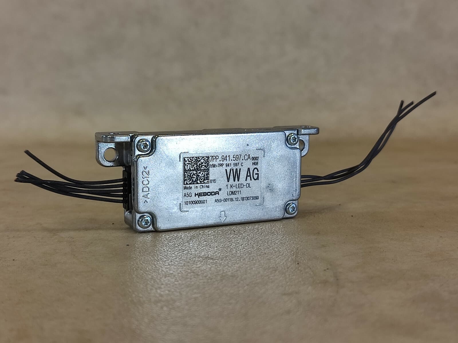 AUDI VW AUDI SKODA Headlight LED CONTROL MODULE KEBODA 7PP941597C