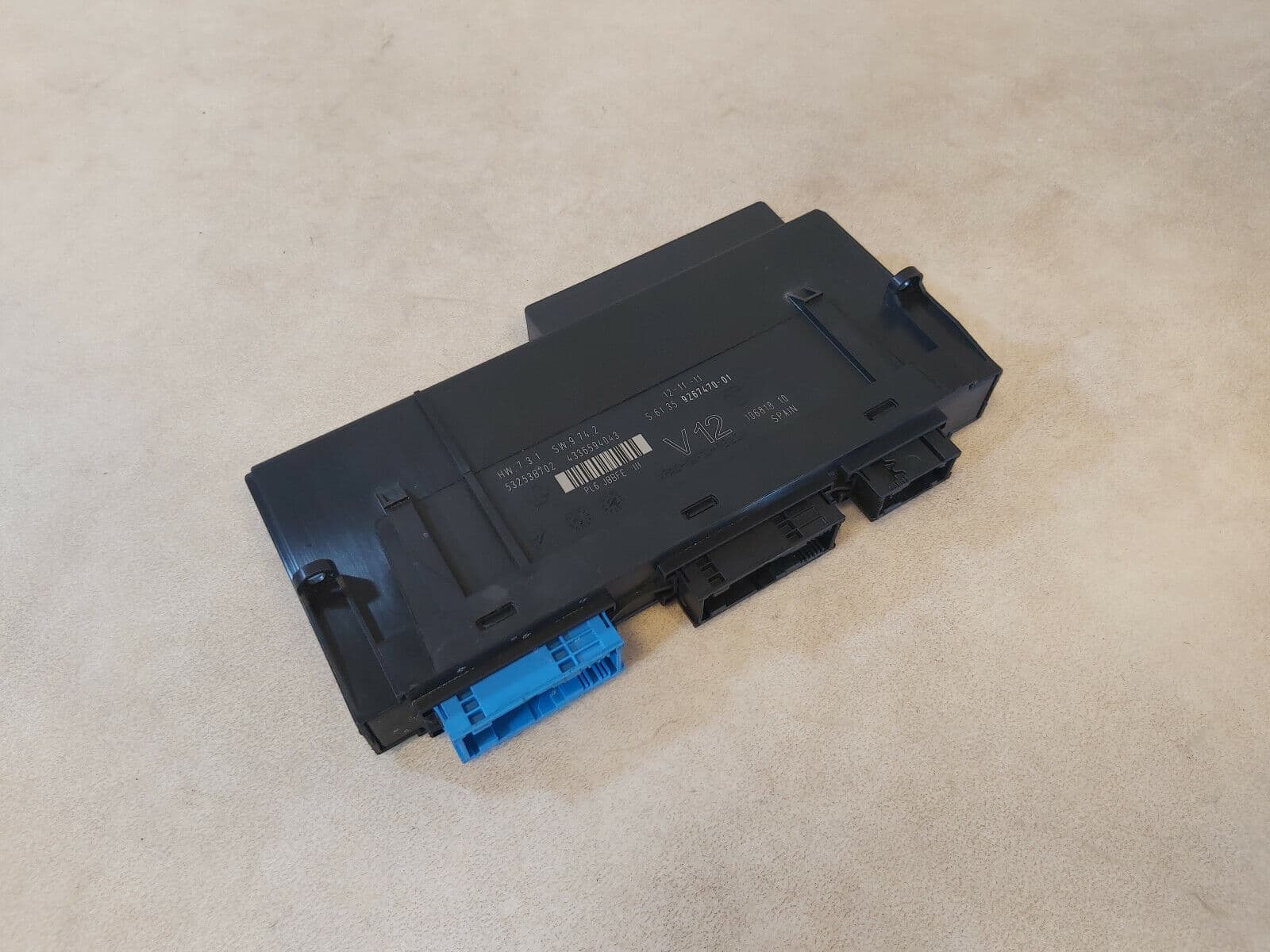BMW F07 F10 F11 F06 F12 F16 Junction Box For Electronics 3 V12 HW: 7.3.1 9267470