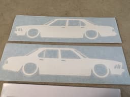 BMW BMW 7 E23 GENUINE NEW x2 Label Retro + Motorsport Label — thumbnail 8