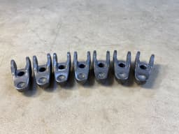 MERCEDES-BENZ Mercedes G class W463 OM628 GENUINE Fuel Injector Holder x8 psc SET — thumbnail 1