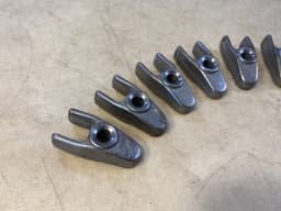 MERCEDES-BENZ Mercedes G class W463 OM628 GENUINE Fuel Injector Holder x8 psc SET — thumbnail 5