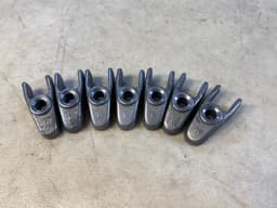 MERCEDES-BENZ Mercedes G class W463 OM628 GENUINE Fuel Injector Holder x8 psc SET — thumbnail 7
