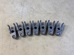 MERCEDES-BENZ Mercedes G class W463 OM628 GENUINE Fuel Injector Holder x8 psc SET — thumbnail 8