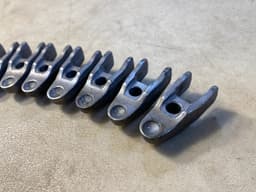 MERCEDES-BENZ Mercedes G class W463 OM628 GENUINE Fuel Injector Holder x8 psc SET — thumbnail 10