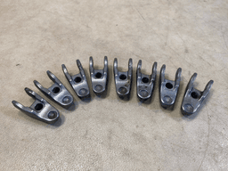 MERCEDES-BENZ Mercedes G class W463 OM628 GENUINE Fuel Injector Holder x8 psc SET — thumbnail 3
