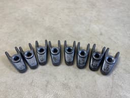 MERCEDES-BENZ Mercedes G class W463 OM628 GENUINE Fuel Injector Holder x8 psc SET — thumbnail 6