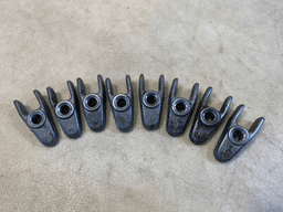 MERCEDES-BENZ Mercedes G class W463 OM628 GENUINE Fuel Injector Holder x8 psc SET — thumbnail 7