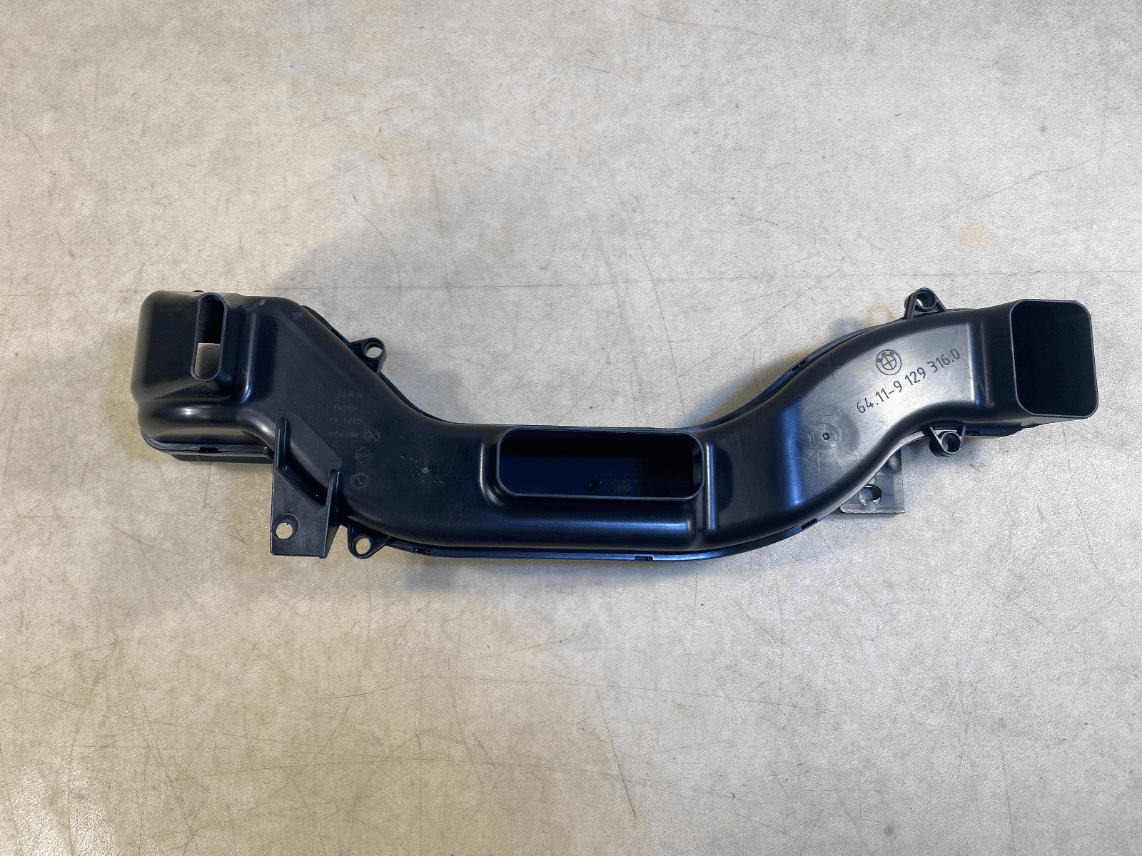 Genuine BMW X5 E70 X6 E71 Air duct, footwell, driver's side 51459129316