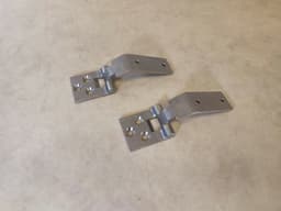 MERCEDES-BENZ STAINLESS STEEL Mercedes G-Class G Wagen W460 W461 W463 SET Hood Hinges 2 pcs — thumbnail 3