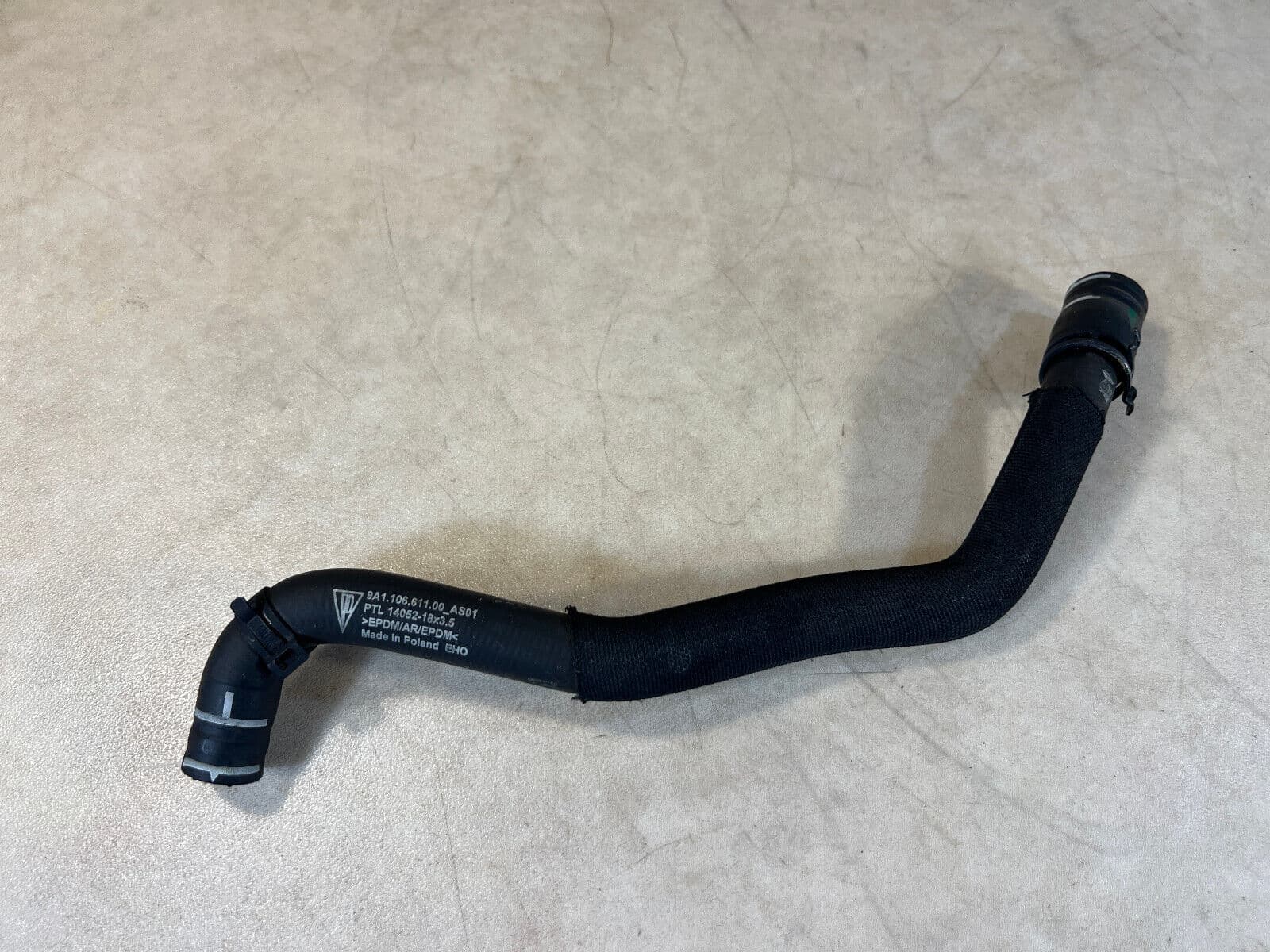 Porsche 911 991 GENUINE Engine Water Coolant Line Tube 9A110661100