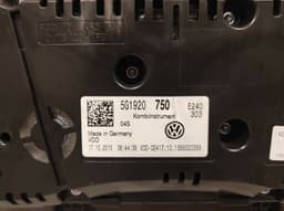 VW VW GOLF VII 2015 SPEEDOMETER DASHBOARD INSTRUMENT CLUSTER 5G1920750A, 9605212 — thumbnail 9