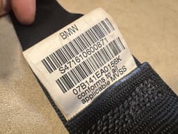 BMW BMW X5 E70 LCI E70 REAR RIGHT SIDE BLACK SEAT BELT 72117161060 — thumbnail 5