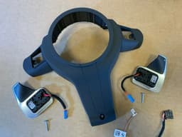 BMW BMW 5 6 F06 F07 F10 F11 F12 F13 GENUINE M Steering Wheel Shift Paddles SET — thumbnail 2