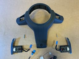 BMW BMW 5 6 F07 F10 F11 F18 F06 F12 F13 M Steering Wheel Shift Paddles SET — thumbnail 2
