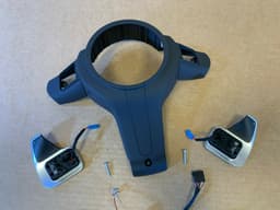 BMW BMW X3 X4 X5 X6 F25 F26 F15 F16 GENUINE M Steering Wheel Shift Paddles SET — thumbnail 2