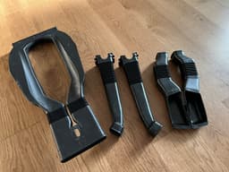 BMW BMW 7 E23 GENUINE Center Console Ventilation Duct SET x5 psc — thumbnail 8