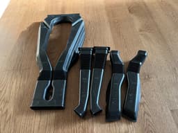 BMW BMW 7 E23 GENUINE Center Console Ventilation Duct SET x5 psc — thumbnail 3