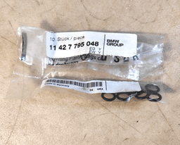 BMW 9 PCS GENUINE BMW 1 3 E87 E90 E91 Engine Turbo O-ring 7.1X1.8, 11427795048 — thumbnail 1