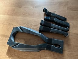 BMW BMW 7 E23 GENUINE Center Console Ventilation Duct SET x5 psc — thumbnail 1