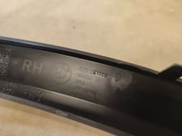 BMW GENUINE BMW X5 E70 FRONT WHEEL ARCH COVER FRONT RIGHT BLACK SHINE COLOR PAINTED — thumbnail 5