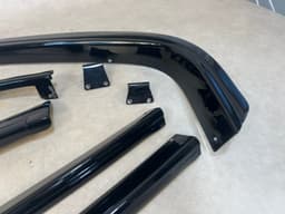 BMW Genuine BMW 7 E23 Moulding drip Exterior trim SET Shadowline SCHWARZ BLACK 6 pcs — thumbnail 7