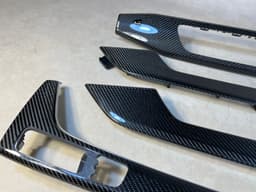 AUDI NEW GENUINE Audi A4 S4 8W B9 A5 S5 F5 Decor Strip Decor Molding Bezel Carbon SET — thumbnail 5