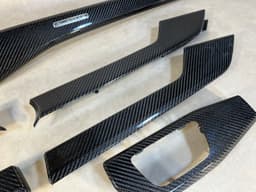 AUDI NEW GENUINE Audi A4 S4 8W B9 A5 S5 F5 Decor Strip Decor Molding Bezel Carbon SET — thumbnail 4