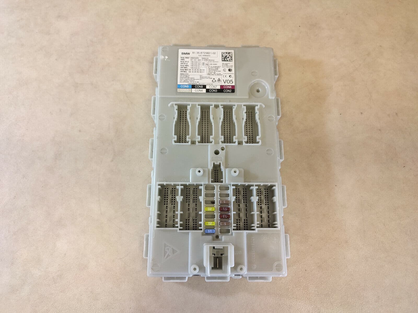BMW BMW G-SERIES G30 G11 G12 BDC CONTROL MODULE BODY DOMAIN CONTROLLER V06