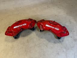 MERCEDES-BENZ Mercedes G class W463 G400 4.0 cdi Genuine FRONT Brake Caliper SET 2002 Year — thumbnail 1