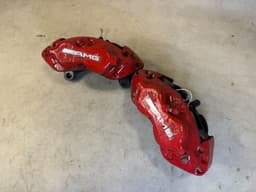MERCEDES-BENZ Mercedes G class W463 G400 4.0 cdi Genuine FRONT Brake Caliper SET 2002 Year — thumbnail 3