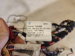 PORSCHE Porsche 911 991 Genuine Dashboard Control Panel Wiring Harness 991612501z2 — thumbnail 9