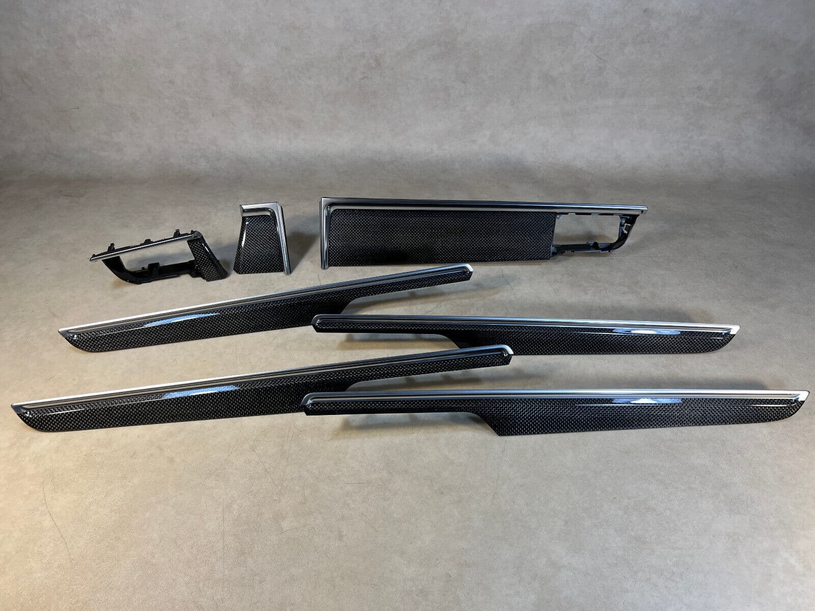 PORSCHE PORSCHE MACAN 95B MK1 R (2018-2022) Decor Strip Decor Molding Bezel Carbon SET