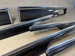 PORSCHE PORSCHE MACAN 95B MK1 R (2018-2022) Decor Strip Decor Molding Bezel Carbon SET — thumbnail 6