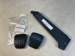 BMW BMW 7 E23 GENUINE Accelerator Rubber Brake Clutch Pad Pedal SET — thumbnail 2