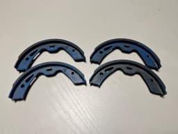 PORSCHE Porsche 911 991 Cayman 981 982 718 Panamera 970 GENUINE Handbrake Pads — thumbnail 1