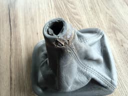 BMW BMW 5 E34 OEM Leather Gray Cover Gearshift & Cover Parking Brake — thumbnail 7