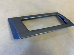 BMW BMW 5 E60 E61 GENUINE Left Decorative Dashboard Strip Titan II DUNKEL LHD — thumbnail 2