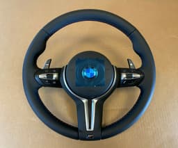 BMW BMW M5 M6 F10 F06 F12 F13 OEM USA M Sport Steering Wheel Paddles Vibro — thumbnail 2
