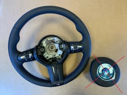 BMW BMW F15 F16 F25 F26 F39 F45 F48 GENUINE USA M Steering Wheel CARBON ACC — thumbnail 1