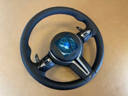 BMW BMW M5 M6 F10 F06 F12 F13 OEM USA M Sport Steering Wheel Paddles Vibro — thumbnail 9