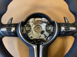 BMW BMW M5 M6 F10 F06 F12 F13 OEM USA M Sport Steering Wheel Paddles Vibro — thumbnail 7