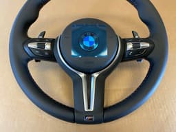 BMW BMW M5 M6 F10 F06 F12 F13 OEM USA M Sport Steering Wheel Paddles Vibro — thumbnail 5
