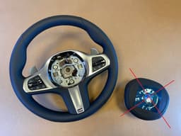 BMW BMW 2 3 F44 G20 G21 G28 GENUINE USA M Steering Wheel Paddles Driving Assist+ — thumbnail 1