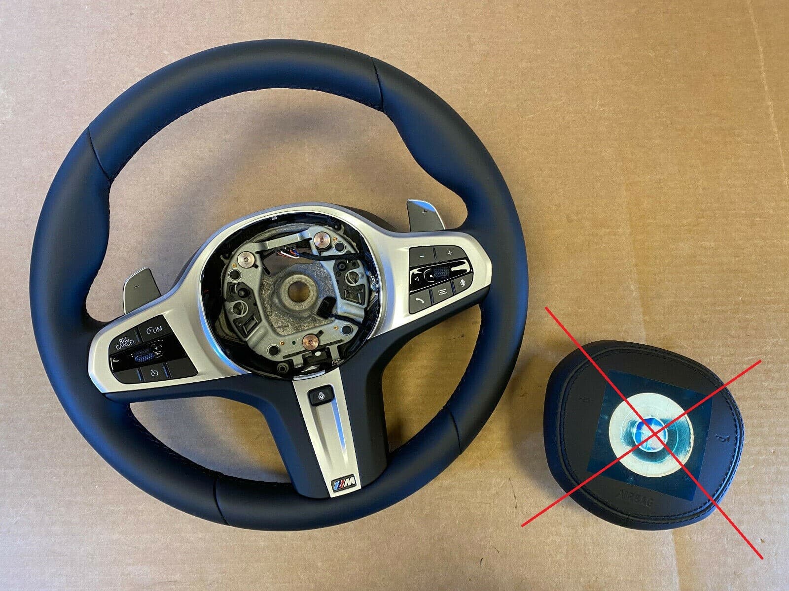 BMW BMW 5 6 X3 X4 G30 G31 G38 G32 G01 G02 LCI EU OEM M Steering Wheel Paddle HEATING