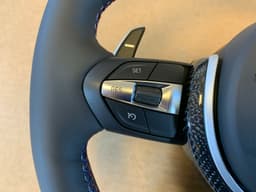BMW BMW F15 F16 F25 F26 F39 F45 F48 OEM USA M Steering Wheel CARBON M PADDLES — thumbnail 3