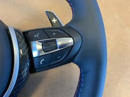 BMW BMW F15 F16 F25 F26 F39 F45 F48 OEM USA M Steering Wheel CARBON M PADDLES — thumbnail 4