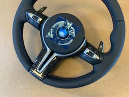 BMW BMW F15 F16 F25 F26 F39 F45 F48 OEM USA M Steering Wheel CARBON M PADDLES — thumbnail 10
