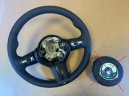 BMW BMW F15 F16 F25 F26 F39 F45 F48 GENUINE USA M Steering Wheel CARBON VIBRO — thumbnail 1