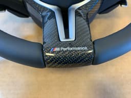 BMW BMW F15 F16 F25 F26 F39 F45 F48 OEM USA M Steering Wheel CARBON VIBRO M PADDLES — thumbnail 5
